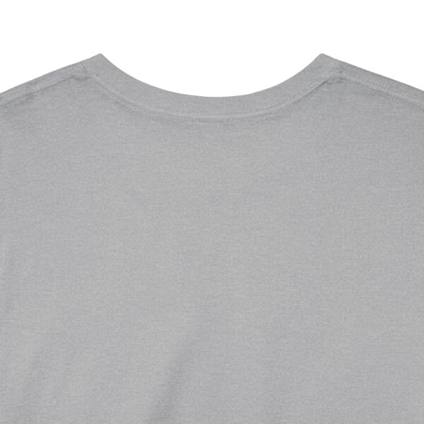 a grey t-shirt with a white background